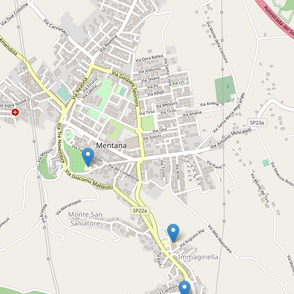 Thumbnail mappa scuole di Mentana