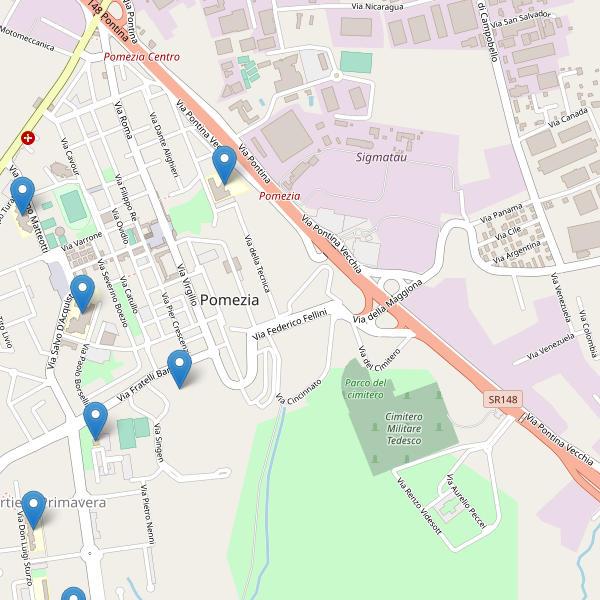Thumbnail mappa scuole di Pomezia