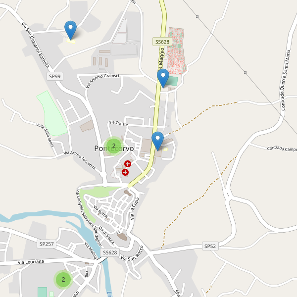 Thumbnail mappa scuole di Pontecorvo