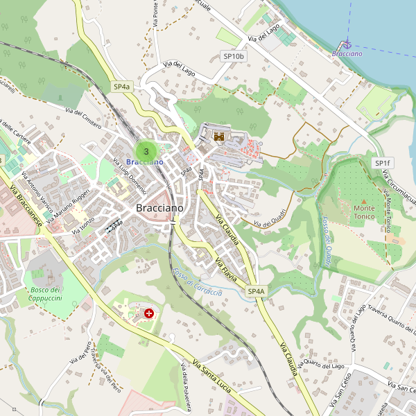 Thumbnail mappa stazioni di Bracciano