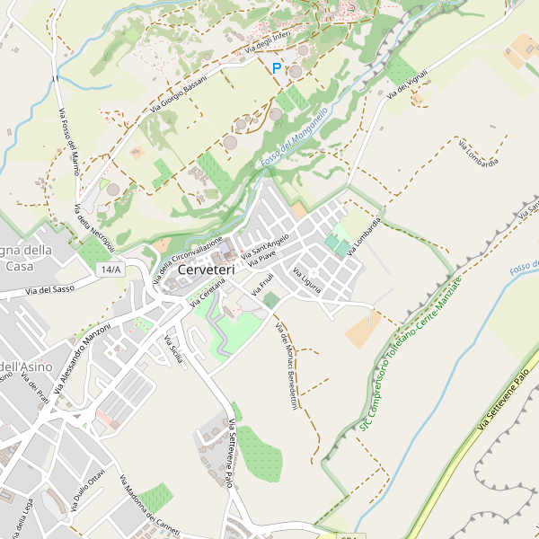 Thumbnail mappa stazioni di Cerveteri