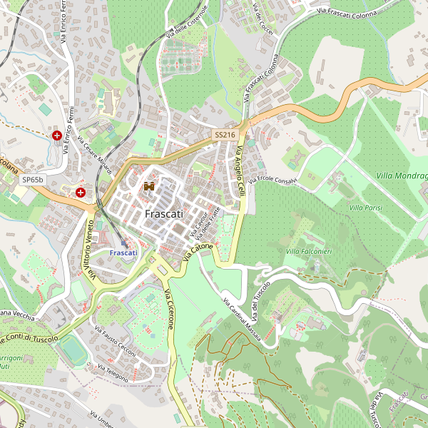 Thumbnail mappa stazioni di Frascati