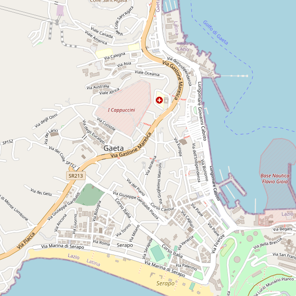 Thumbnail mappa stazioni di Gaeta