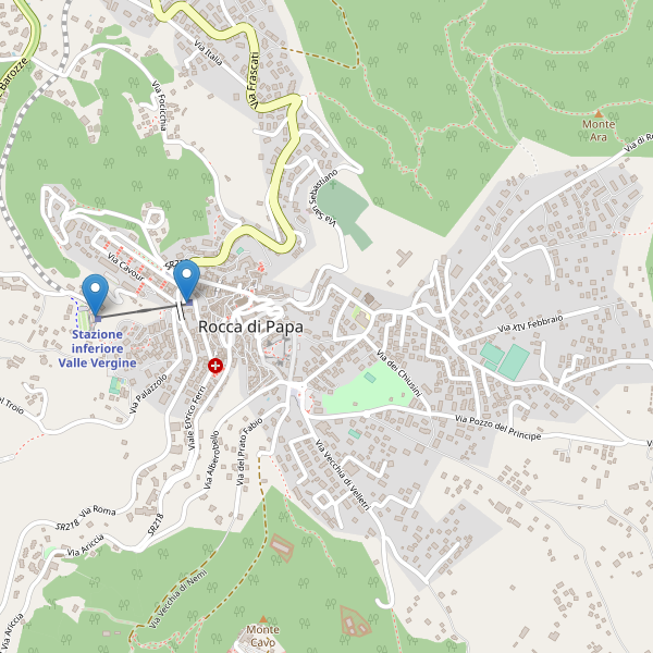 Thumbnail mappa stazioni di Rocca di Papa