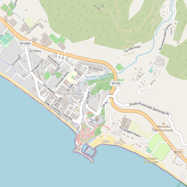 Thumbnail mappa stazioni di Sperlonga