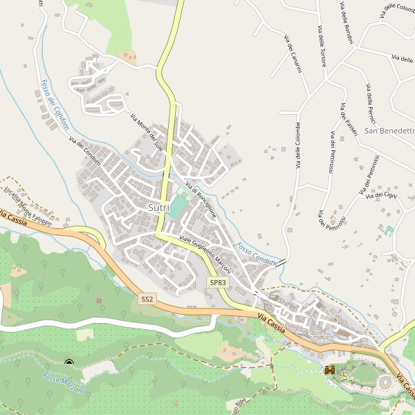 Thumbnail mappa stazioni di Sutri