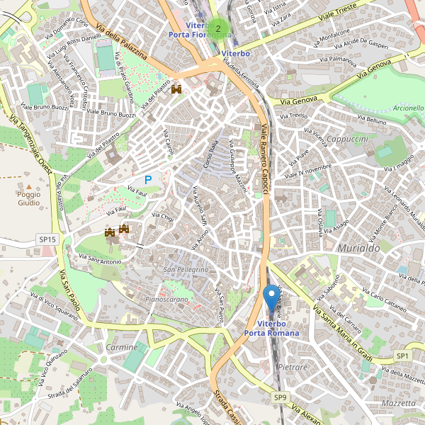Thumbnail mappa stazioni di Viterbo