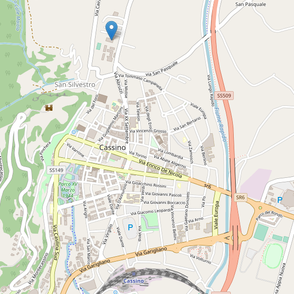 Thumbnail mappa supermercati di Cassino