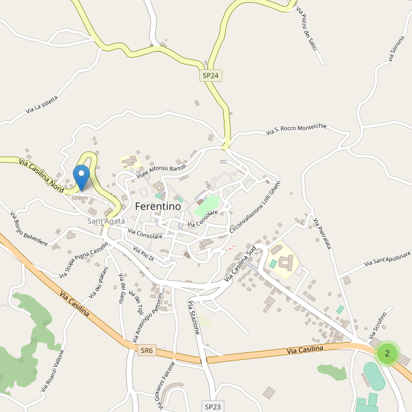 Thumbnail mappa supermercati di Ferentino