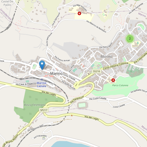 Thumbnail mappa supermercati di Marino