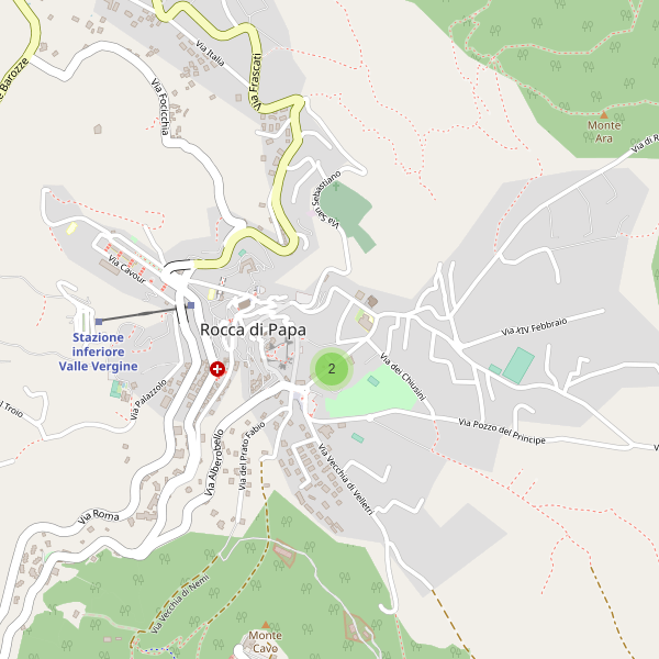 Thumbnail mappa supermercati di Rocca di Papa