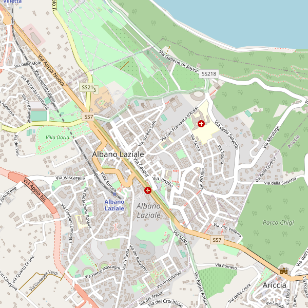 Thumbnail mappa taxi di Albano Laziale