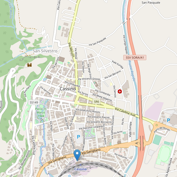 Thumbnail mappa taxi di Cassino