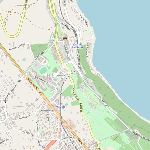 Thumbnail mappa taxi di Castel Gandolfo