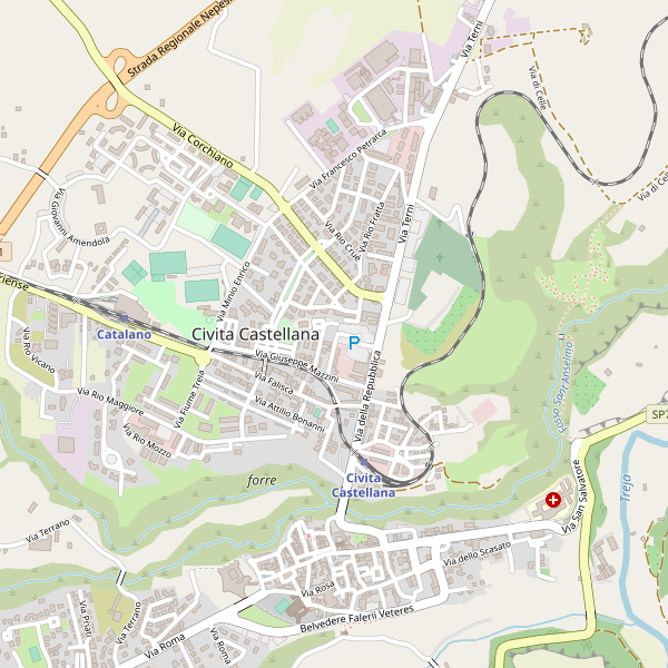 Thumbnail mappa taxi di Civita Castellana