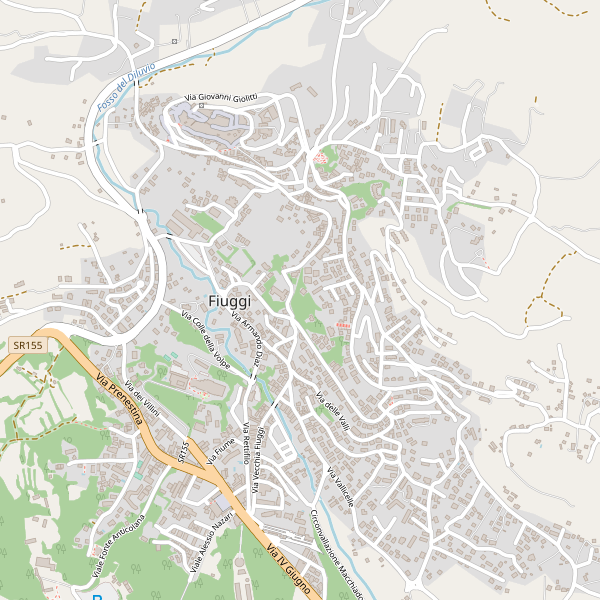 Thumbnail mappa taxi di Fiuggi