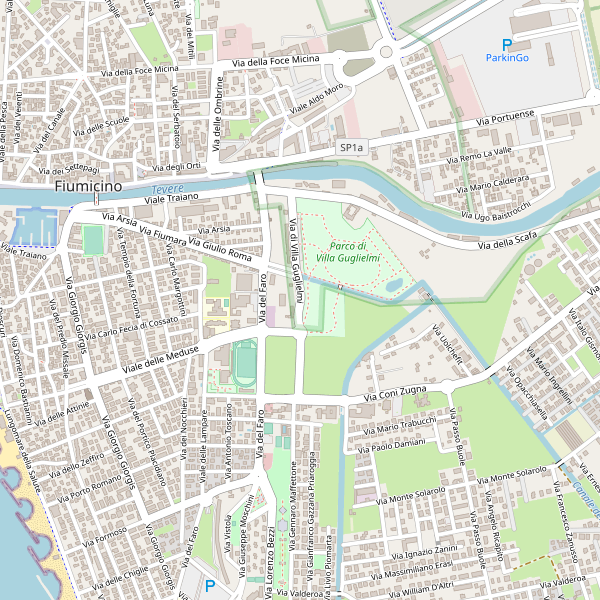 Thumbnail mappa taxi di Fiumicino