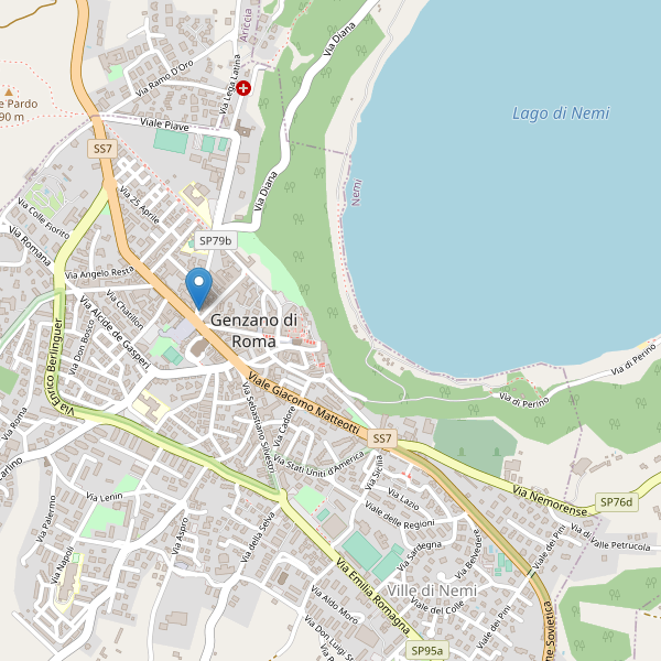 Thumbnail mappa taxi di Genzano di Roma