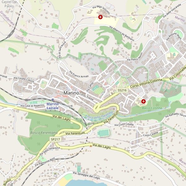 Thumbnail mappa taxi di Marino