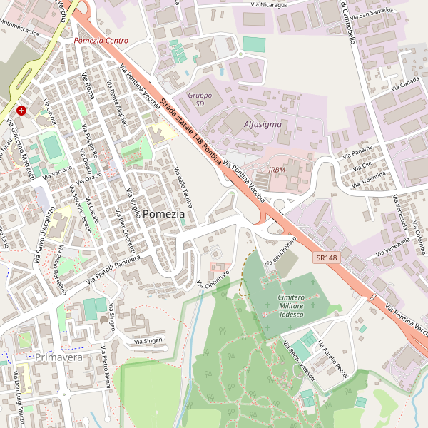 Thumbnail mappa taxi di Pomezia