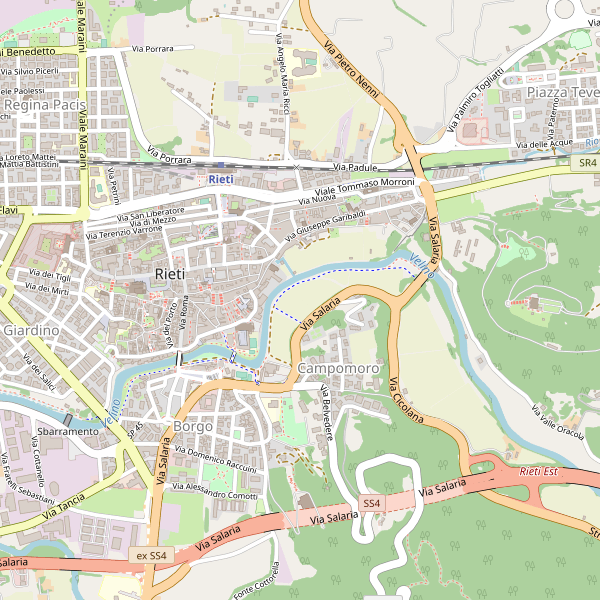 Thumbnail mappa taxi di Rieti