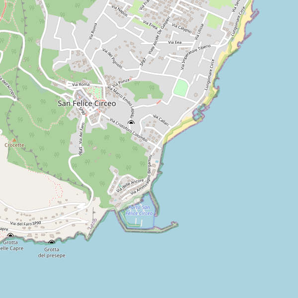 Thumbnail mappa taxi di San Felice Circeo