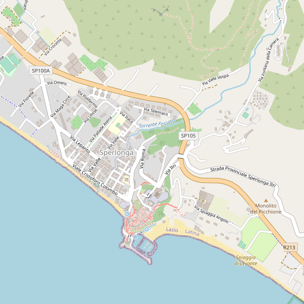 Thumbnail mappa taxi di Sperlonga