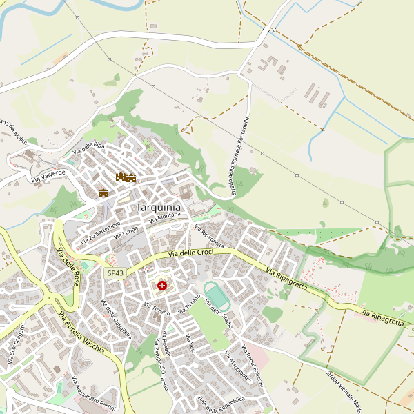 Thumbnail mappa taxi di Tarquinia