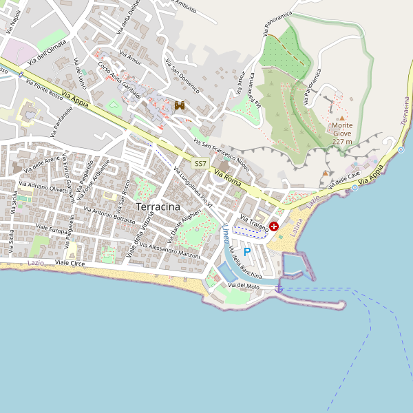 Thumbnail mappa taxi di Terracina
