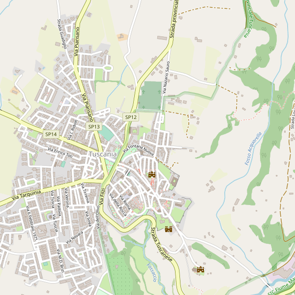 Thumbnail mappa taxi di Tuscania