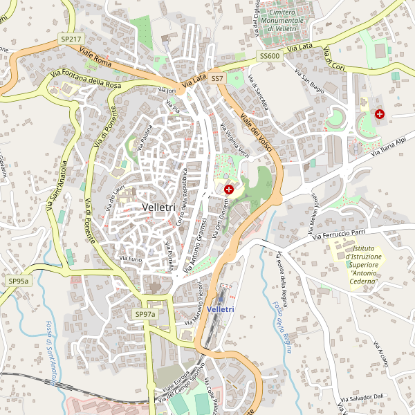 Thumbnail mappa taxi di Velletri