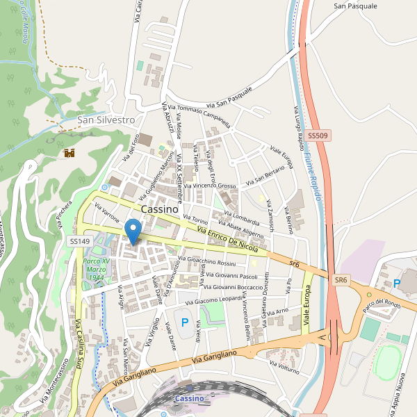 Thumbnail mappa teatri di Cassino