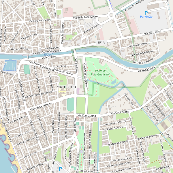 Thumbnail mappa teatri di Fiumicino