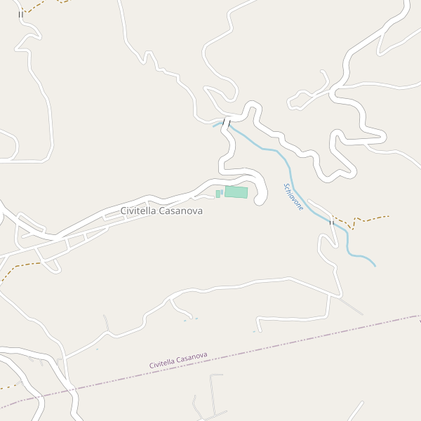 Thumbnail mappa stradale di Civitella Casanova