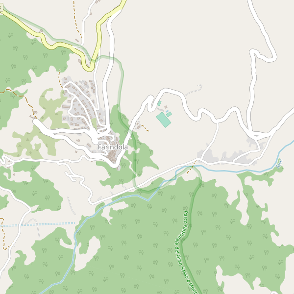 Thumbnail mappa stradale di Farindola