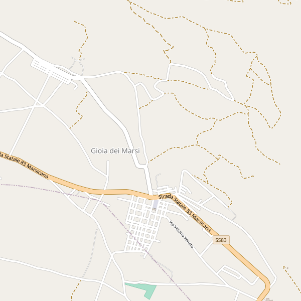 Thumbnail mappa stradale di Gioia dei Marsi