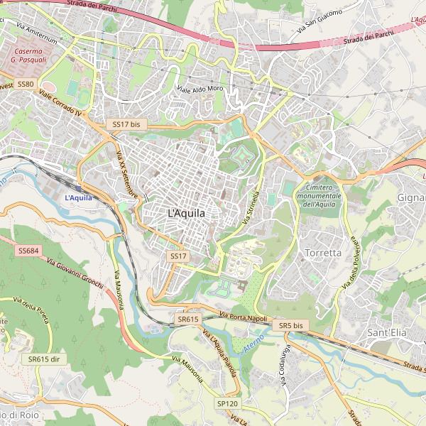 Thumbnail mappa stazionibus di L'Aquila
