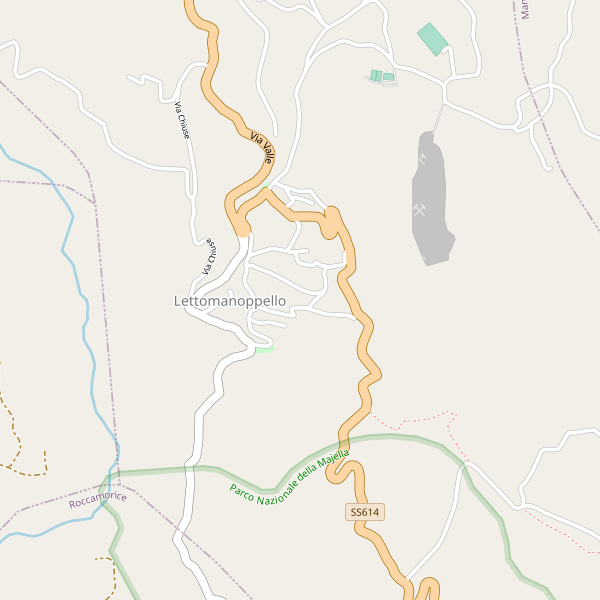 Thumbnail mappa vedute di Lettomanoppello