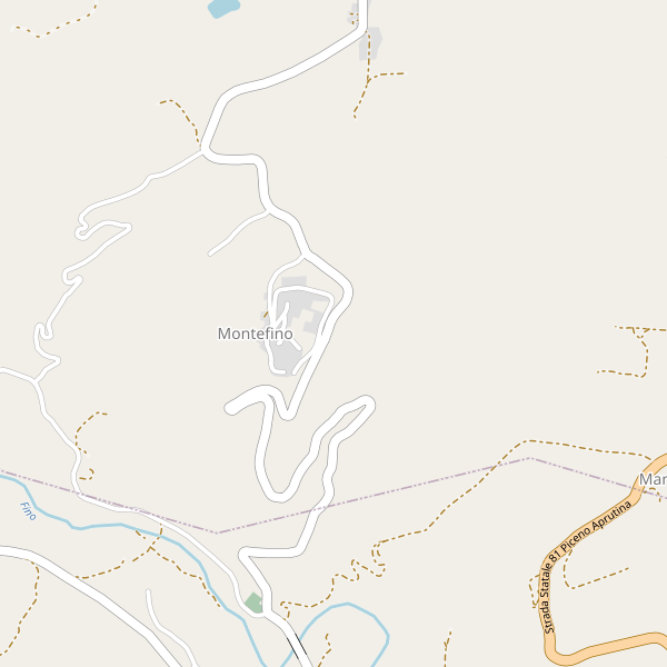 Thumbnail mappa stradale di Montefino
