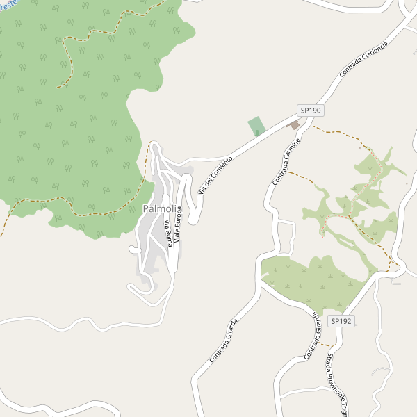 Thumbnail mappa stradale di Palmoli
