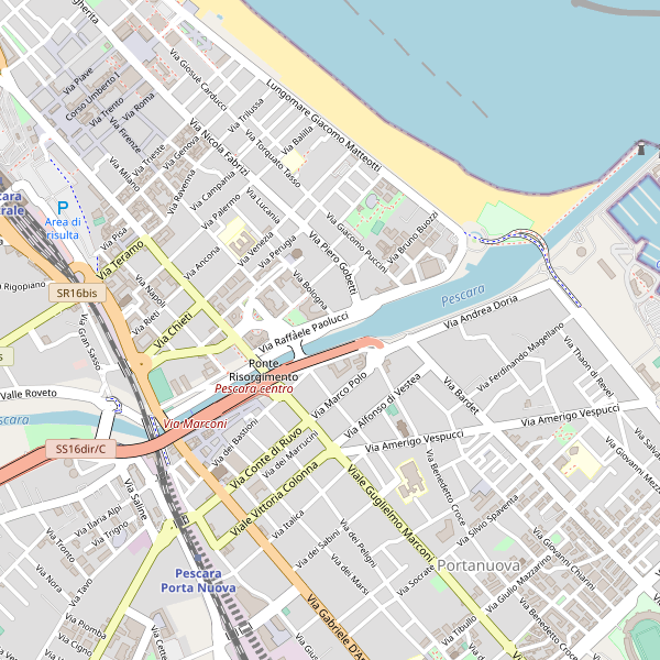 Thumbnail mappa gelaterie di Pescara
