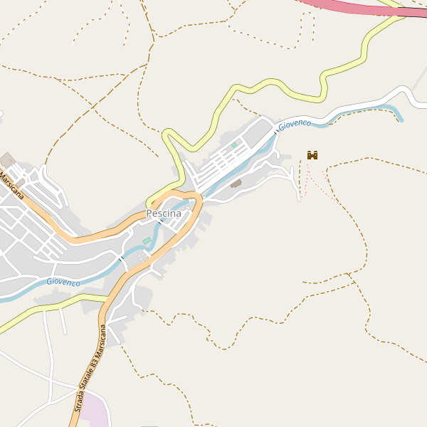 Thumbnail mappa stradale di Pescina