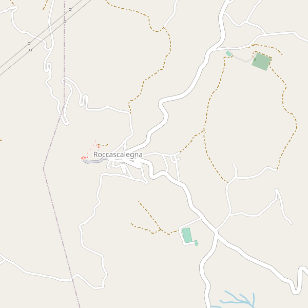 Thumbnail mappa stradale di Roccascalegna