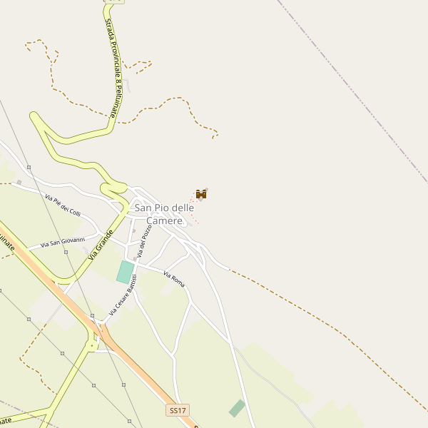 Thumbnail mappa hotel di San Pio delle Camere