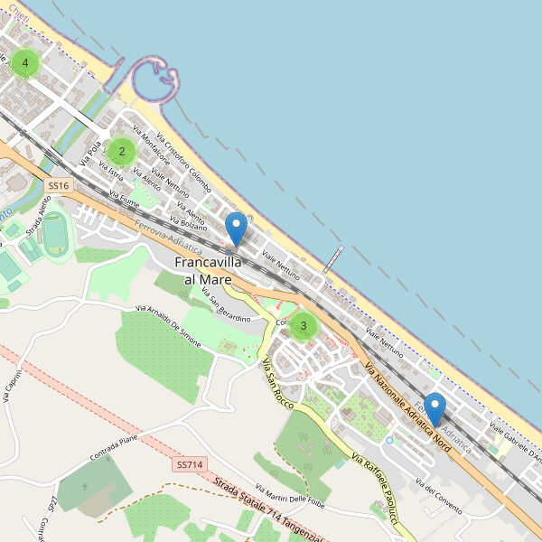 Thumbnail mappa bar di Francavilla al Mare