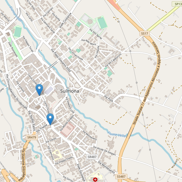 Thumbnail mappa farmacie di Sulmona