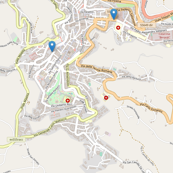 Thumbnail mappa hotel di Chieti