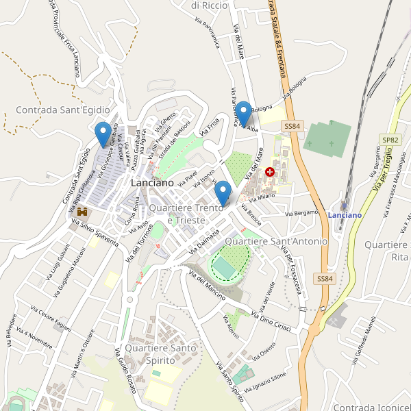 Thumbnail mappa hotel di Lanciano