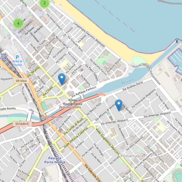 Thumbnail mappa hotel Pescara
