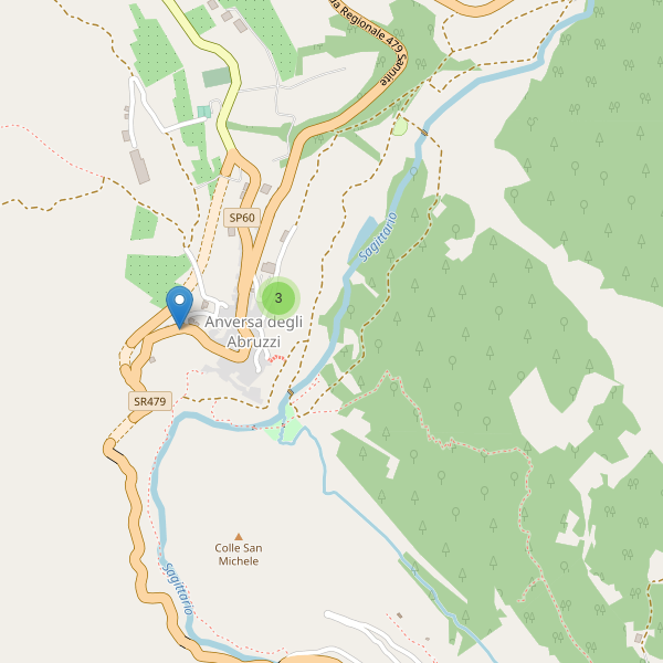 Thumbnail mappa parcheggi di Anversa degli Abruzzi